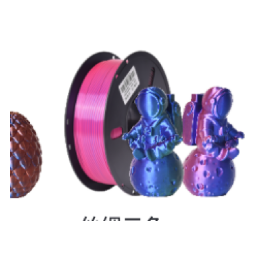 Multicolor Filament - Silk Three-Color Red-Blue-Green