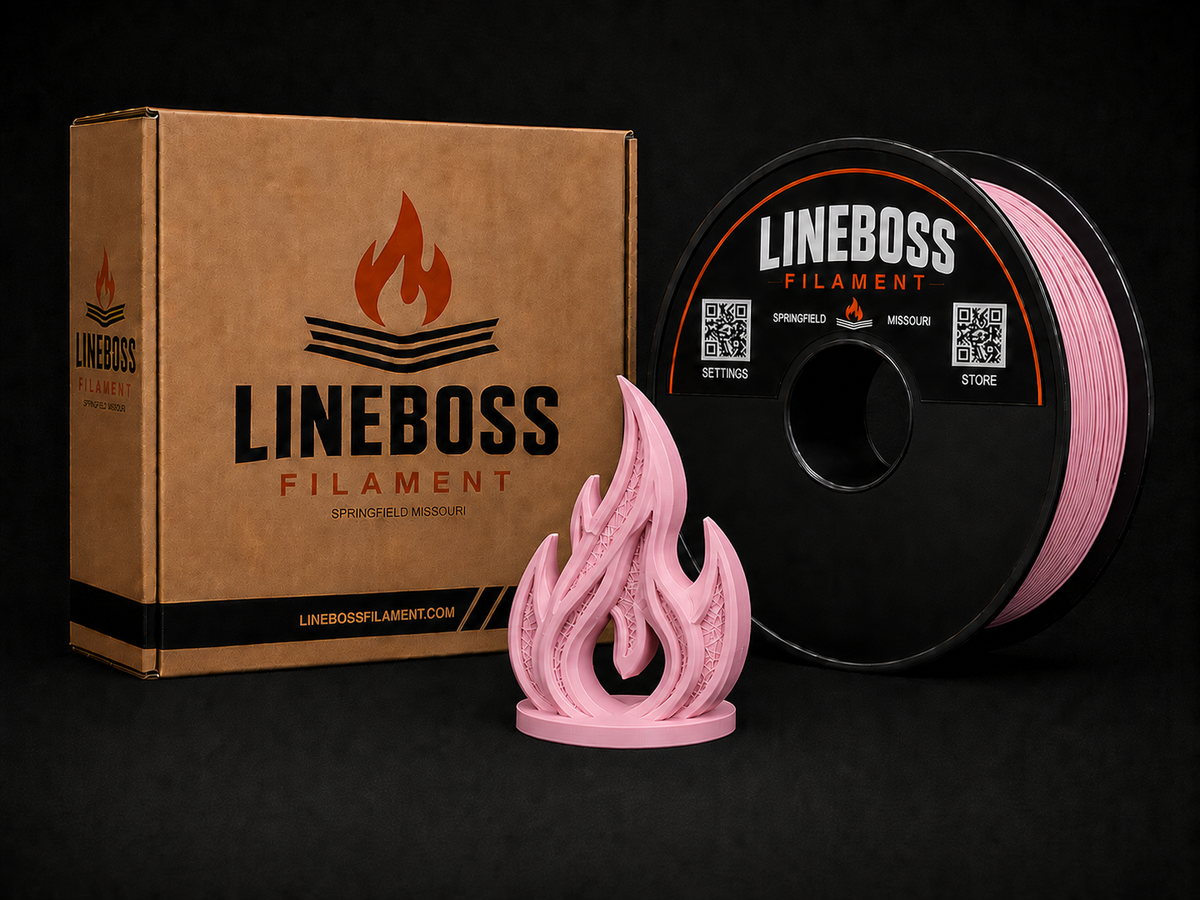 LineBoss Matte PLA Filament - Pink