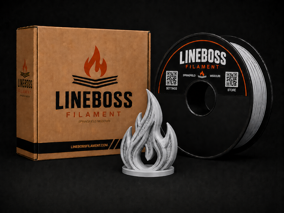 LineBoss PETG Filament - Silver