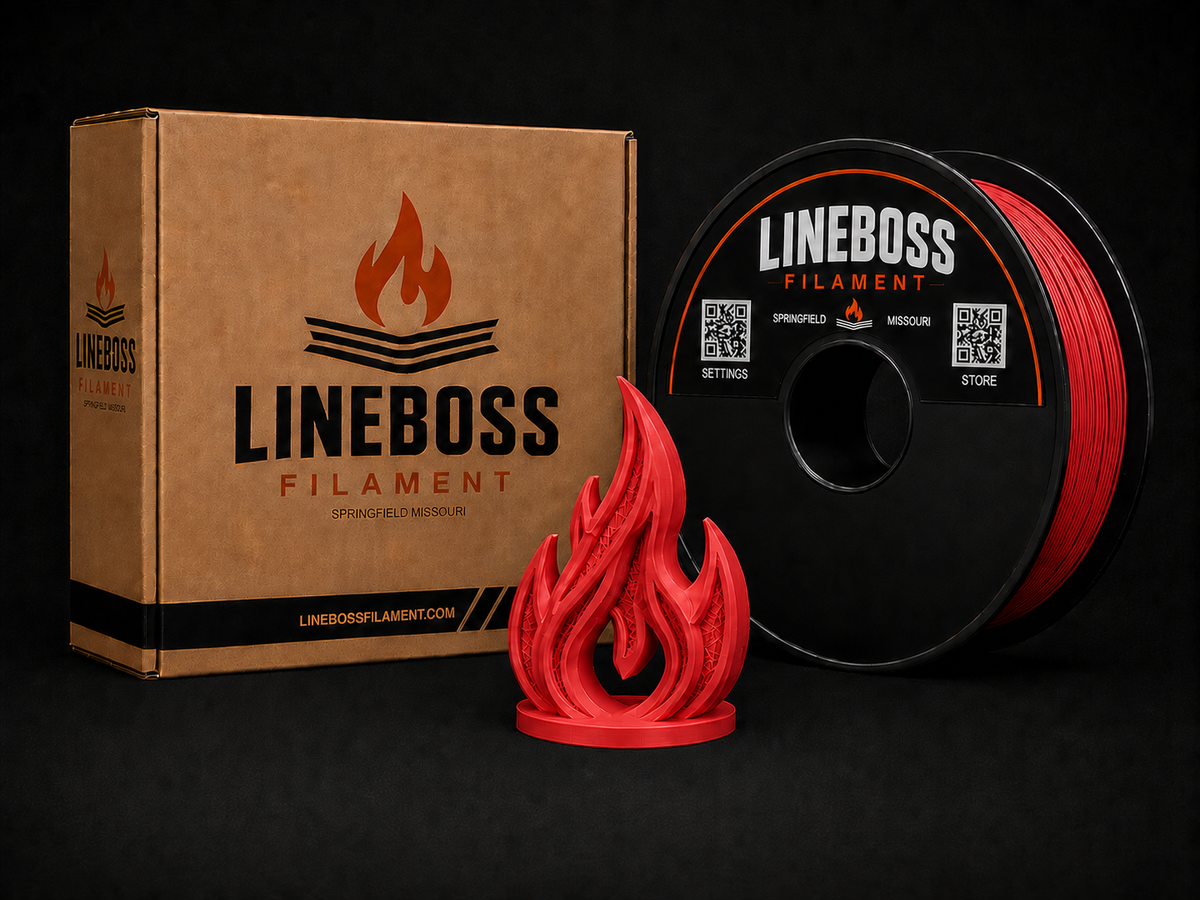 LineBoss PLA Filament - Red