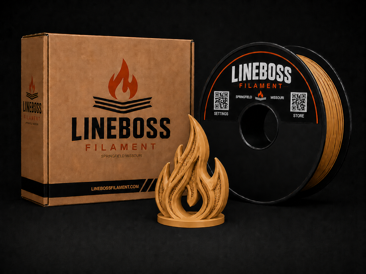 LineBoss PLA+ Filament - Golden