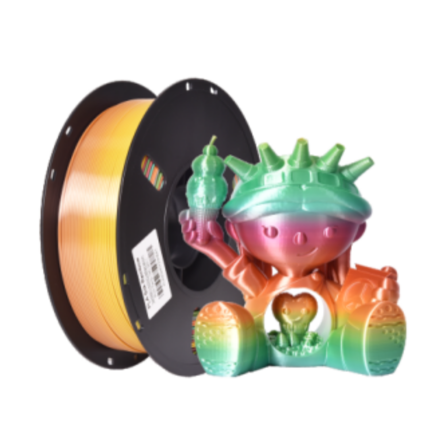 Silk Rainbow Filament - Silk Rainbow Macaron Color