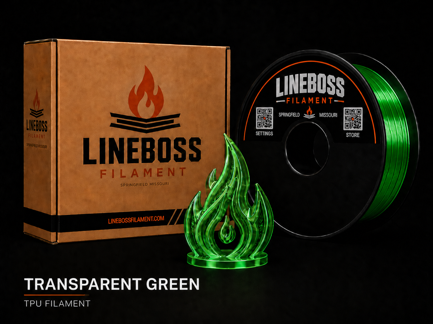 TPU Filament - Transparent Green