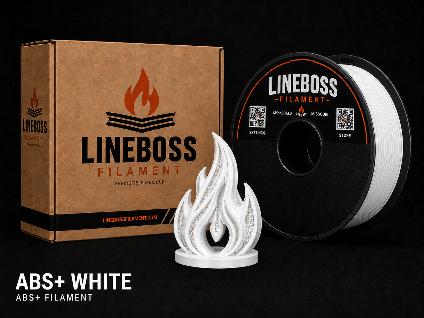 ABS Filament - ABS+ White