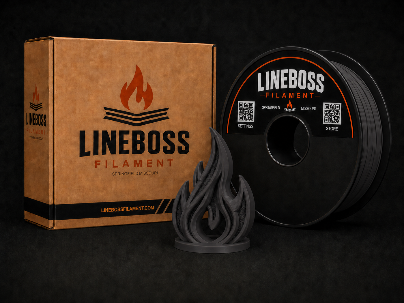 Matte PLA Filament - Matte Black