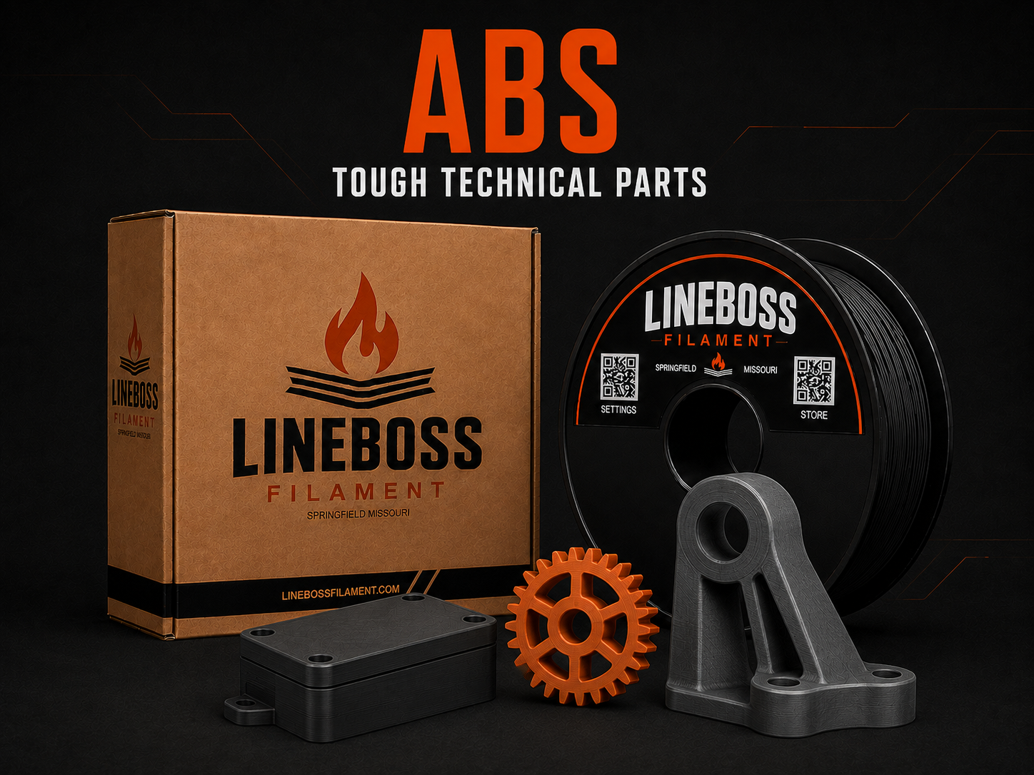 LineBoss ABS Filament product family overview