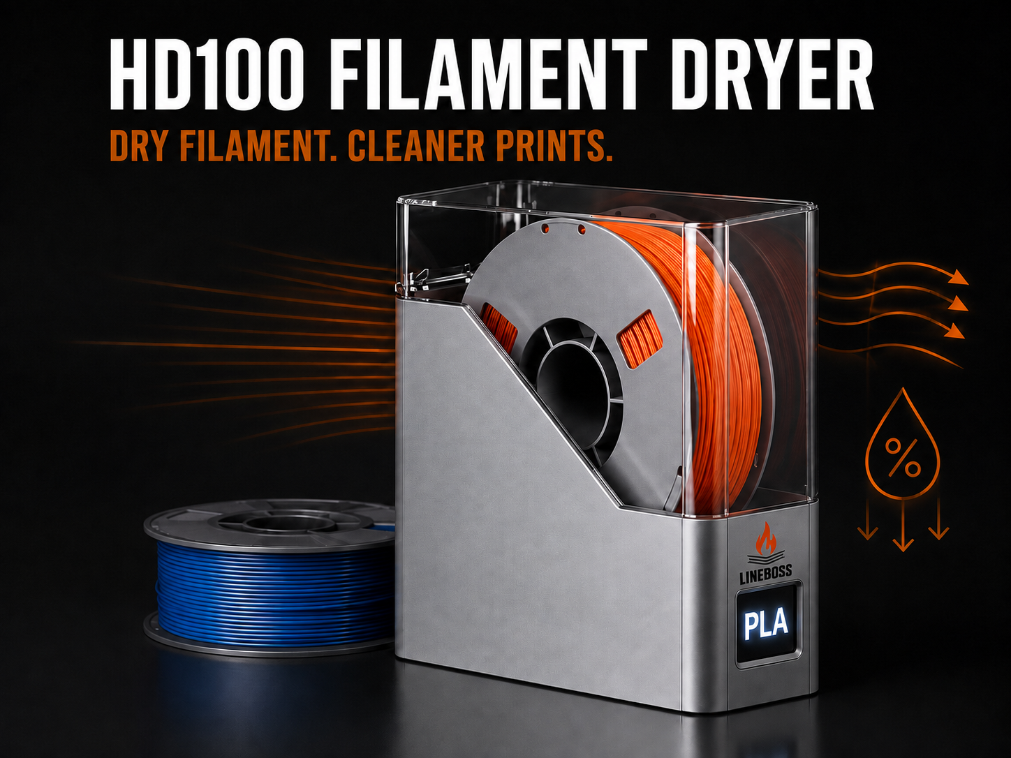 LineBoss HD100 Filament Dryer product family overview